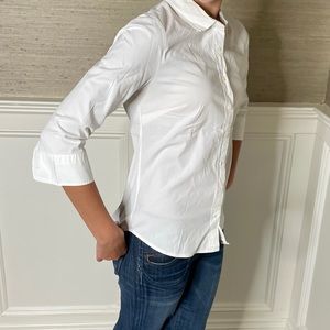 Crisp white dress shirt